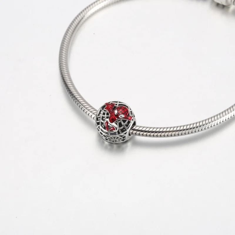 (image for) PANDORA Marvel Spider-Man Soaring City Charm - 792350C01 - View 8