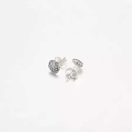 PANDORA Marvel Spider-Man Mask Pavé Stud Earrings - 292354C01
