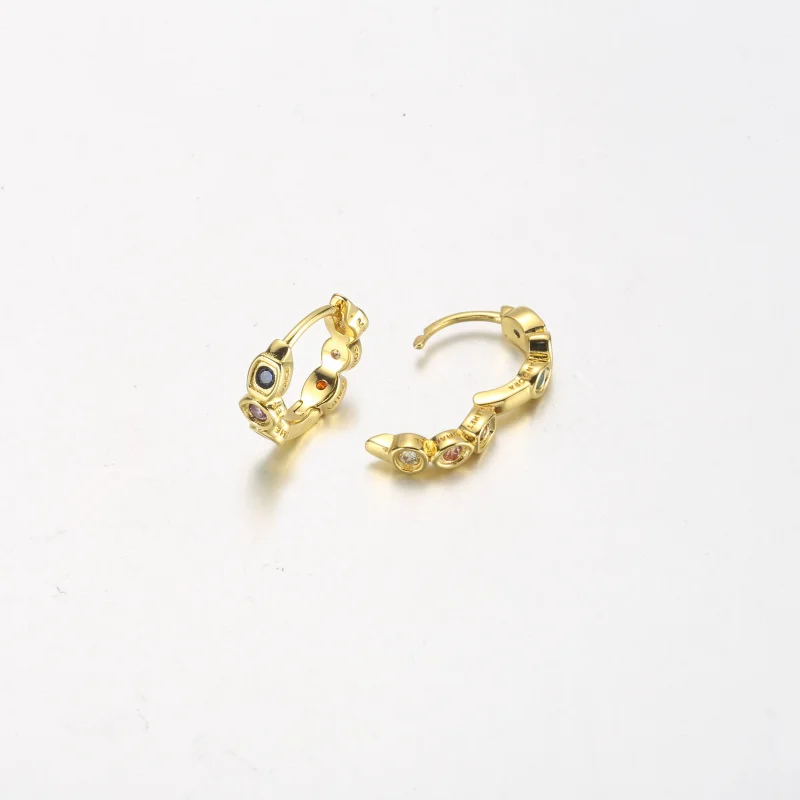 (image for) PANDORA Marvel The Avengers Infinity Stones Hoop Earrings - 262567C01 - View 8