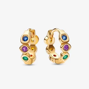 (image for) PANDORA Marvel The Avengers Infinity Stones Hoop Earrings - 262567C01