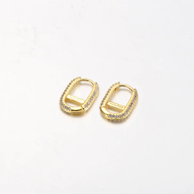 (image for) Pandora ME Pavé Link Earring - 269682C01 - View 2