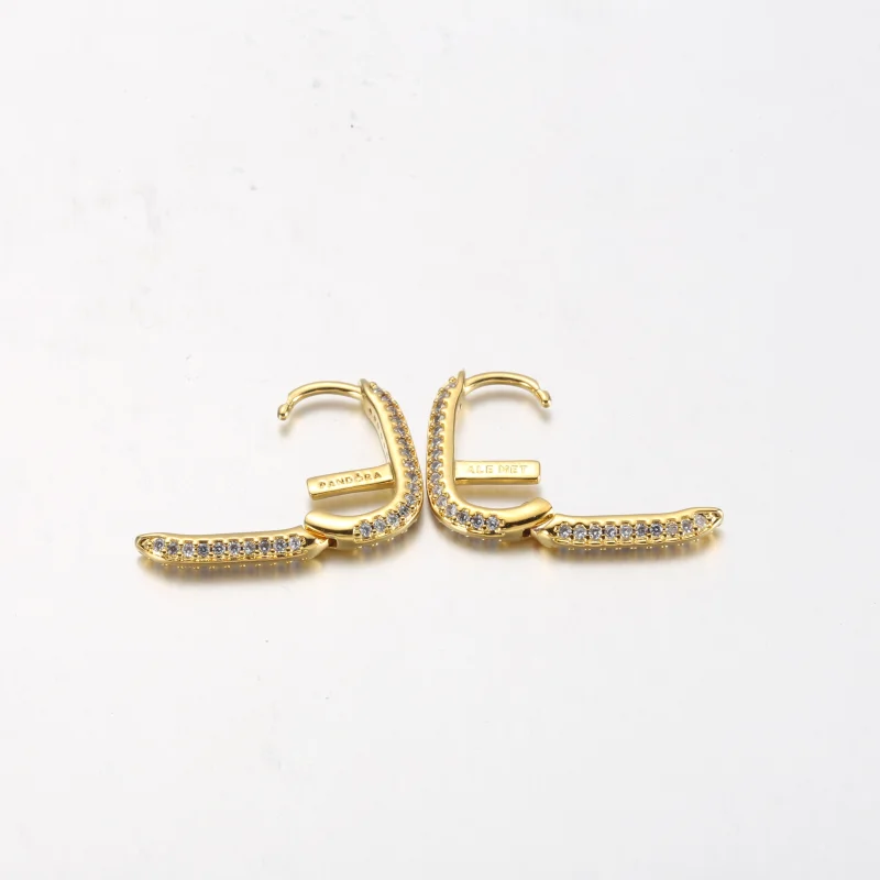 (image for) Pandora ME Pavé Link Earring - 269682C01 - View 3