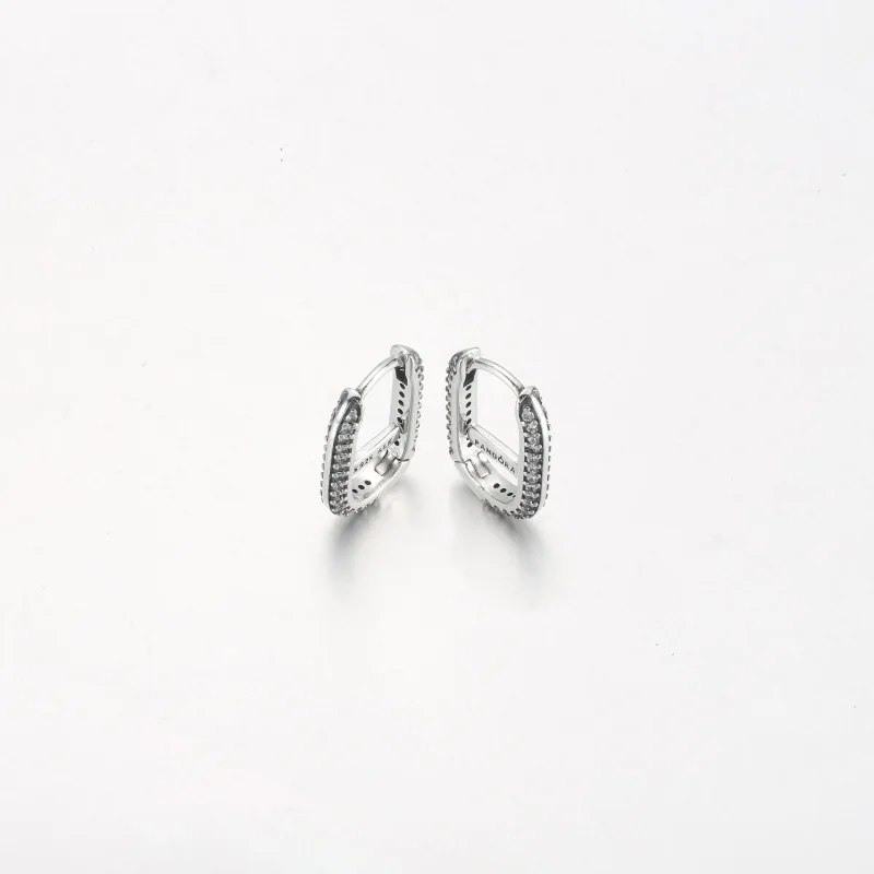 (image for) Pandora ME Pavé Single Link Earring - 299682C01 - View 4