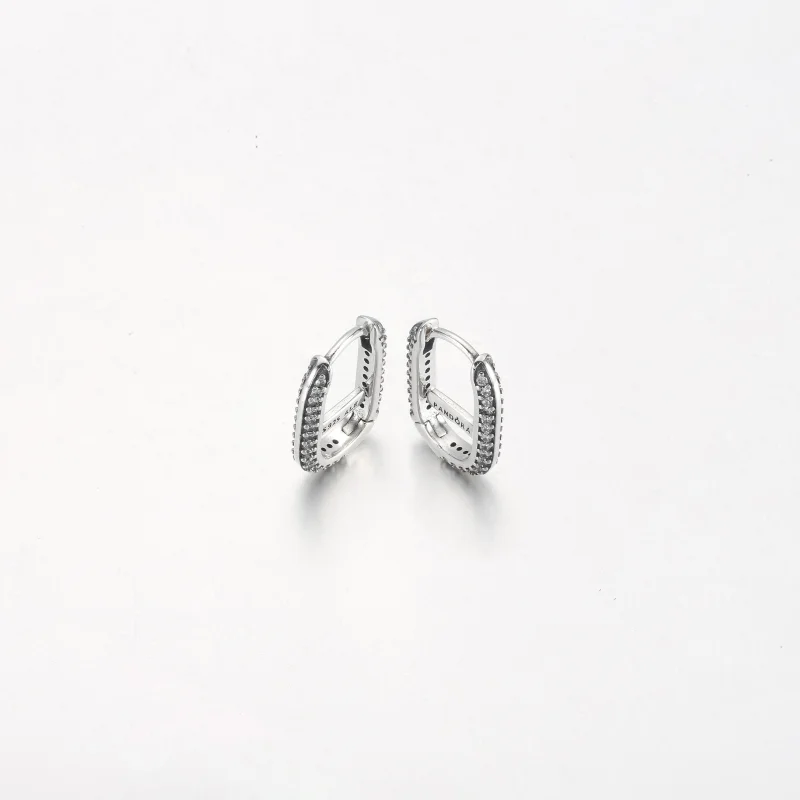 (image for) Pandora ME Pavé Single Link Earring - 299682C01 - View 8
