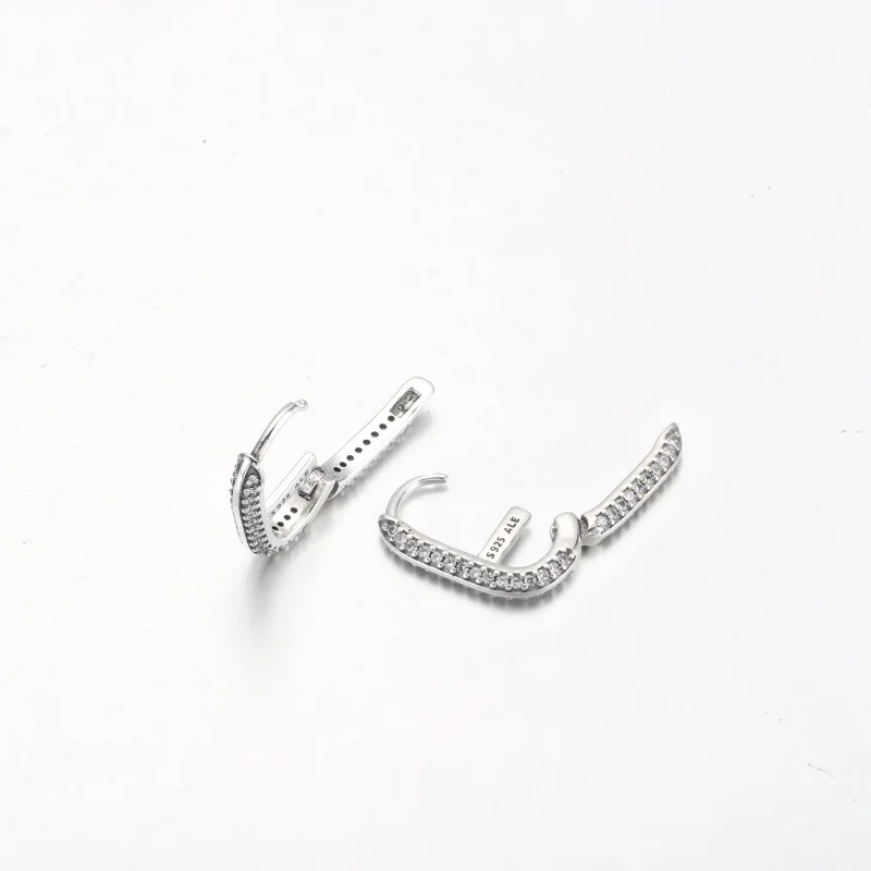 (image for) Pandora ME Pavé Single Link Earring - 299682C01 - View 10