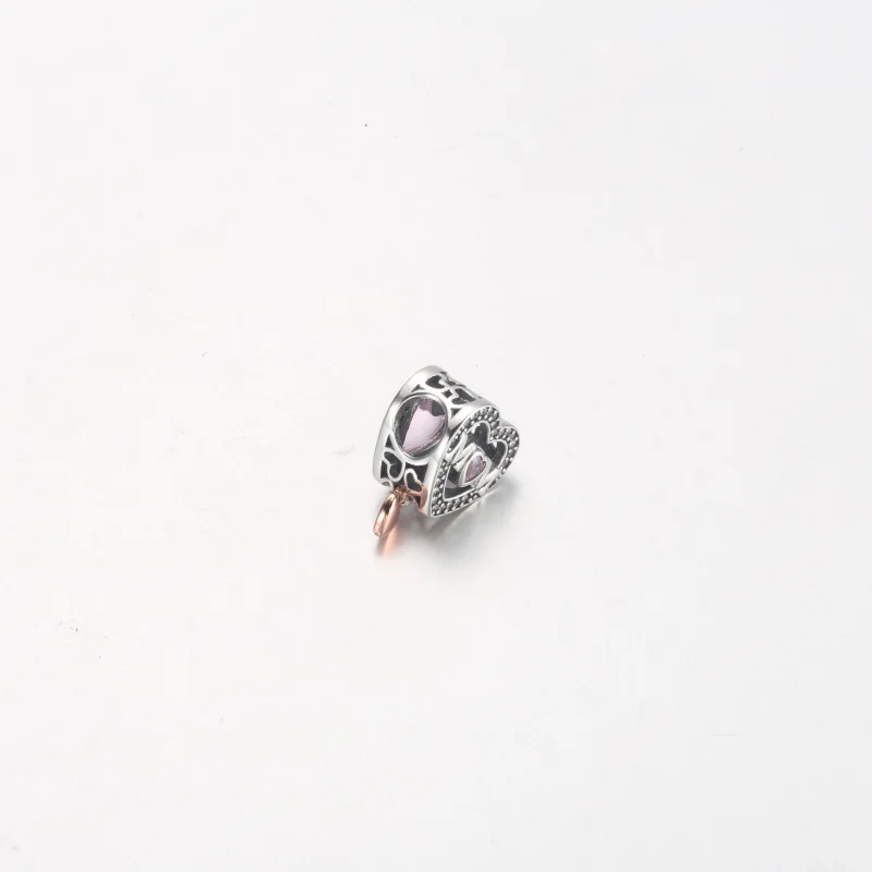 (image for) Pandora Mom and Heart Charm - 782653C01 - View 4
