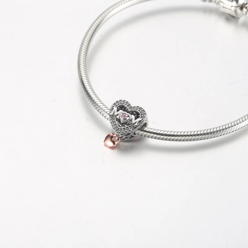 (image for) Pandora Mom and Heart Charm - 782653C01 - View 10