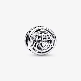 PANDORA Mom Hero Openwork Charm - 792644C00 PANDORA Mom Hero Openwork Charm - 792644C00