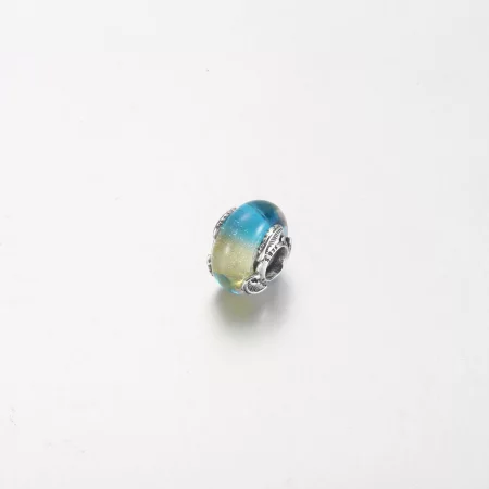 PANDORA Multicolour Murano Glass & Curved Feather Charm - 792577C00