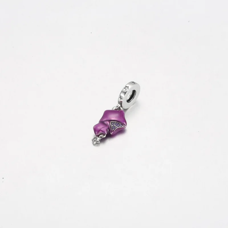 (image for) Pandora Purple Lucky Star Pendant - 792487C01 - View 2