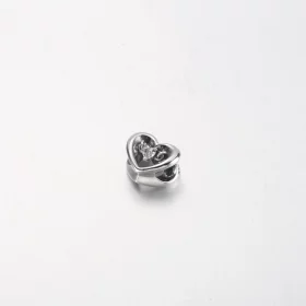 PANDORA Radiant Heart & Floating Stone Charm - 792493C01 PANDORA Radiant Heart & Floating Stone Charm - 792493C01