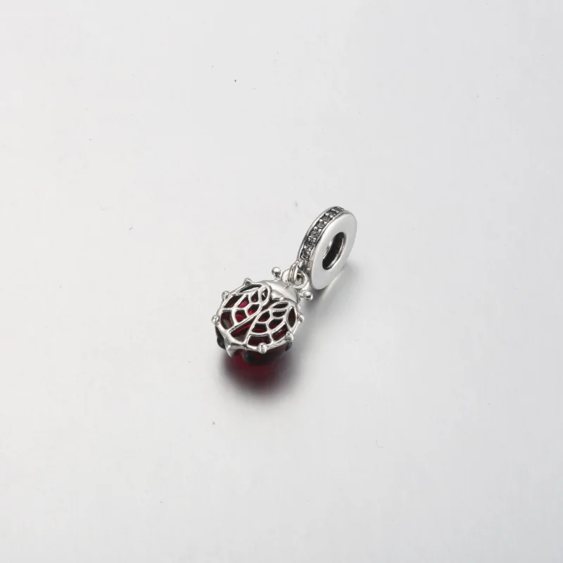 (image for) PANDORA Red Ladybird Dangle Charm - 792571C01 - View 9
