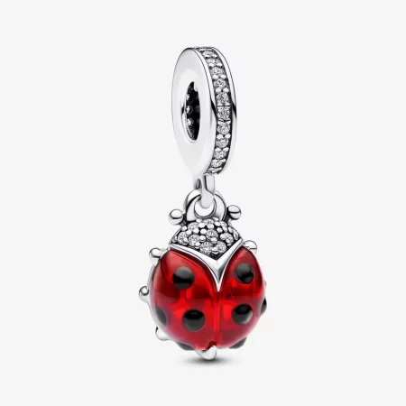 PANDORA Red Ladybird Dangle Charm - 792571C01