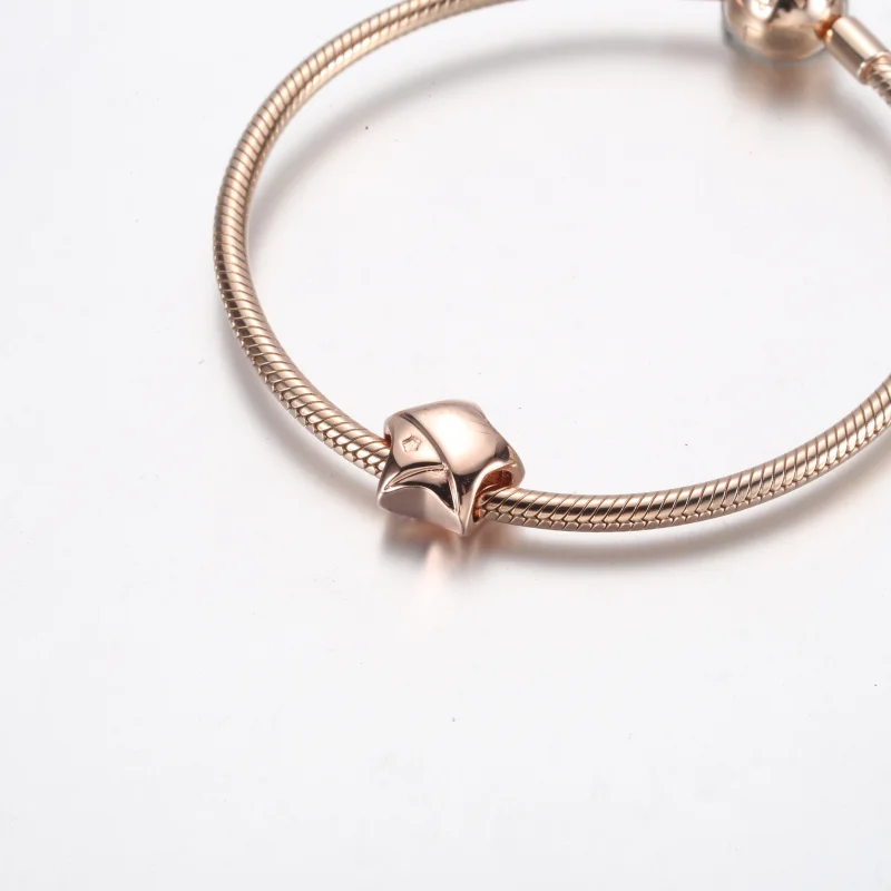 (image for) Pandora Rose Gold Luck Star Charm - 782484C01 - View 4