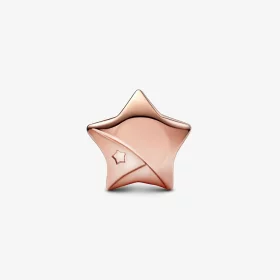 Pandora Rose Gold Luck Star Charm - 782484C01