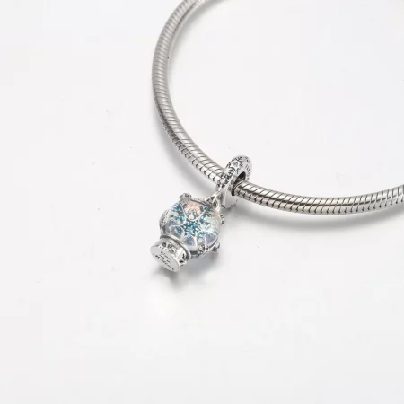 PANDORA Snowflake Snow Globe Dangle Charm - 792369C01