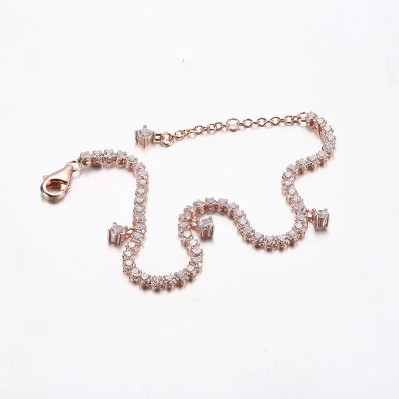 (image for) PANDORA Sparkling Drops Tennis Bracelet - 582401C01 - View 8