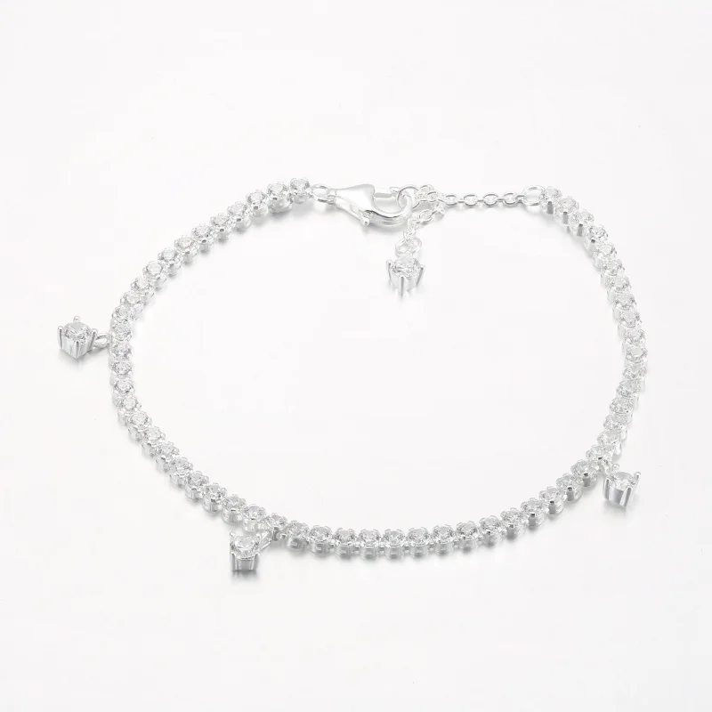 (image for) PANDORA Sparkling Drops Tennis Bracelet - 592401C01 - View 5