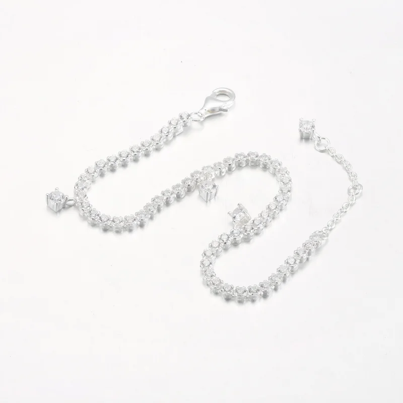 (image for) PANDORA Sparkling Drops Tennis Bracelet - 592401C01 - View 8