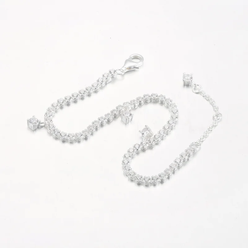 (image for) PANDORA Sparkling Drops Tennis Bracelet - 592401C01 - View 12