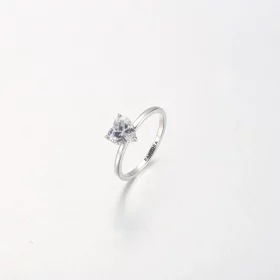 PANDORA Sparkling Heart Solitaire Ring - 191165C01 PANDORA Sparkling Heart Solitaire Ring - 191165C01