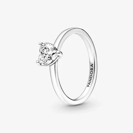 PANDORA Sparkling Heart Solitaire Ring - 191165C01