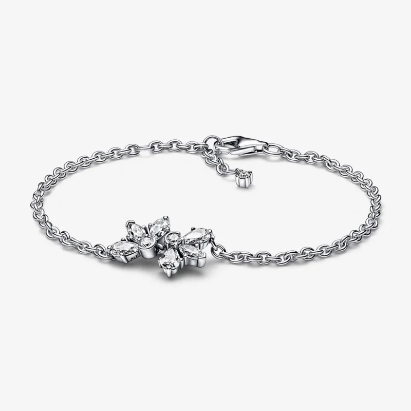 (image for) PANDORA Sparkling Herbarium Cluster Chain Bracelet - 592398C01 - Product Image