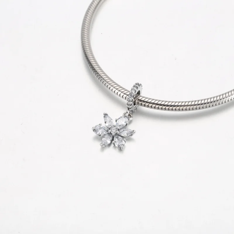 (image for) PANDORA Sparkling Herbarium Cluster Dangle Charm - 792382C01 - View 10