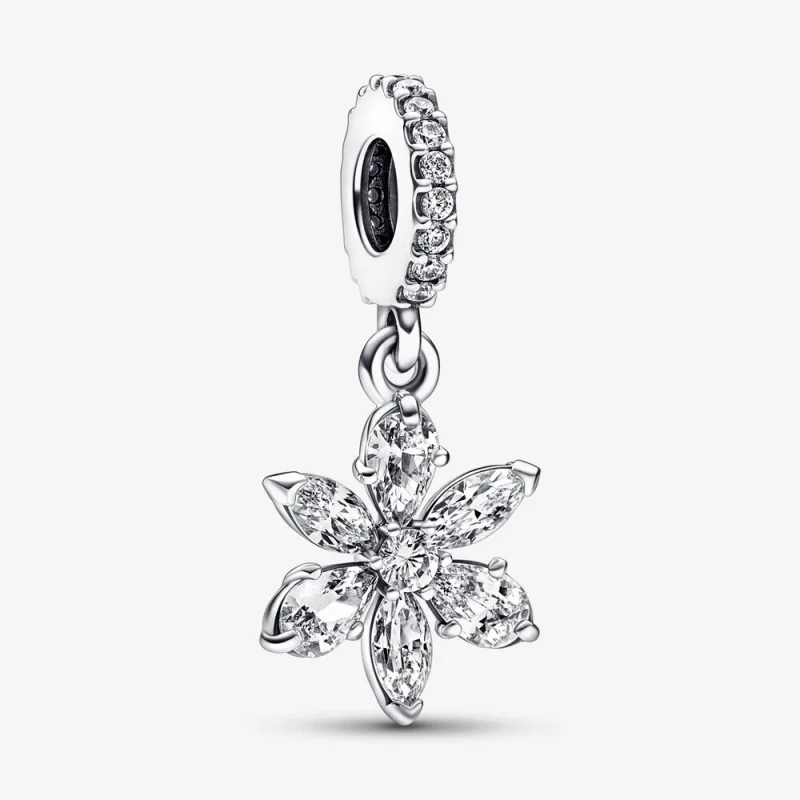 (image for) PANDORA Sparkling Herbarium Cluster Dangle Charm - 792382C01 - Product Image