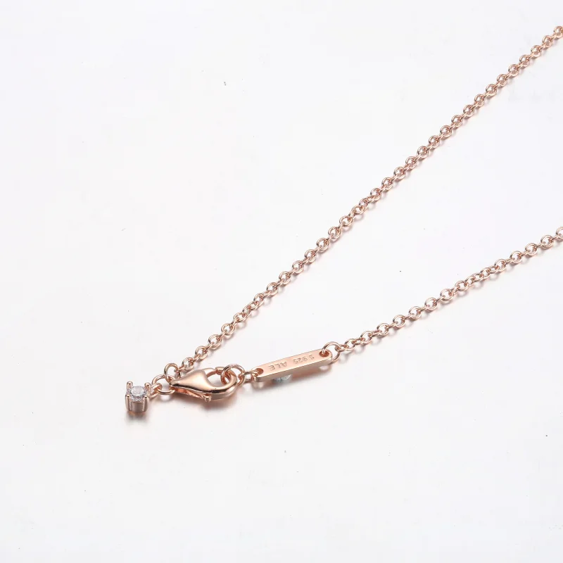 (image for) PANDORA Sparkling Herbarium Cluster Drop Collier Necklace - 382386C01 - View 7