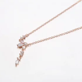 PANDORA Sparkling Herbarium Cluster Drop Collier Necklace - 382386C01 PANDORA Sparkling Herbarium Cluster Drop Collier Necklace - 382386C01