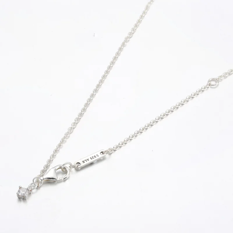 (image for) PANDORA Sparkling Herbarium Cluster Pendant Necklace - 392387C01 - View 7