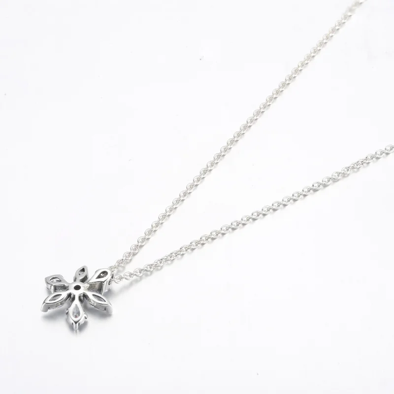 (image for) PANDORA Sparkling Herbarium Cluster Pendant Necklace - 392387C01 - View 10