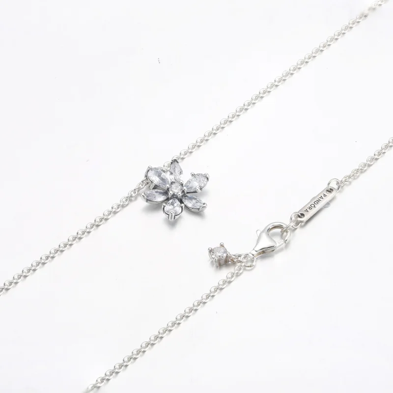 (image for) PANDORA Sparkling Herbarium Cluster Pendant Necklace - 392387C01 - View 12