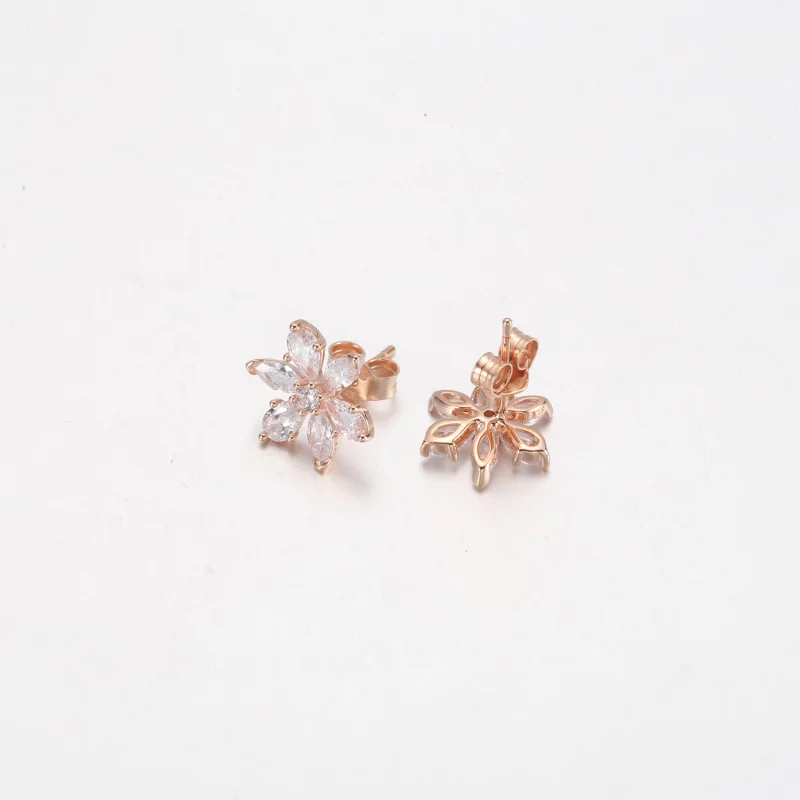 (image for) PANDORA Sparkling Herbarium Cluster Stud Earrings - 282407C01 - View 6