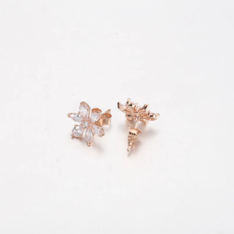 (image for) PANDORA Sparkling Herbarium Cluster Stud Earrings - 282407C01 - View 9