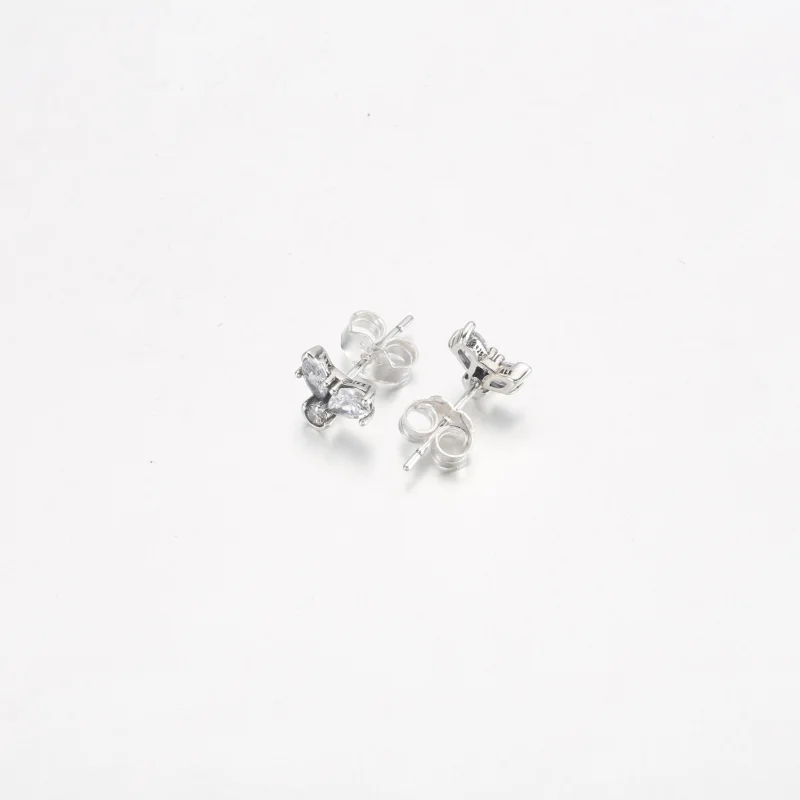 (image for) PANDORA Sparkling Herbarium Cluster Stud Earrings - 292406C01 - View 5