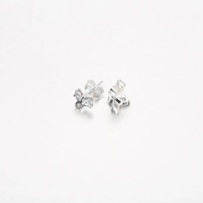 (image for) PANDORA Sparkling Herbarium Cluster Stud Earrings - 292406C01 - View 6