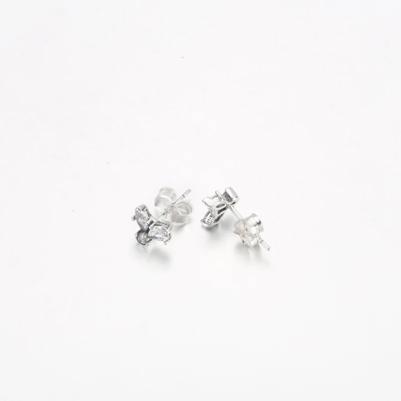 (image for) PANDORA Sparkling Herbarium Cluster Stud Earrings - 292406C01 - View 7