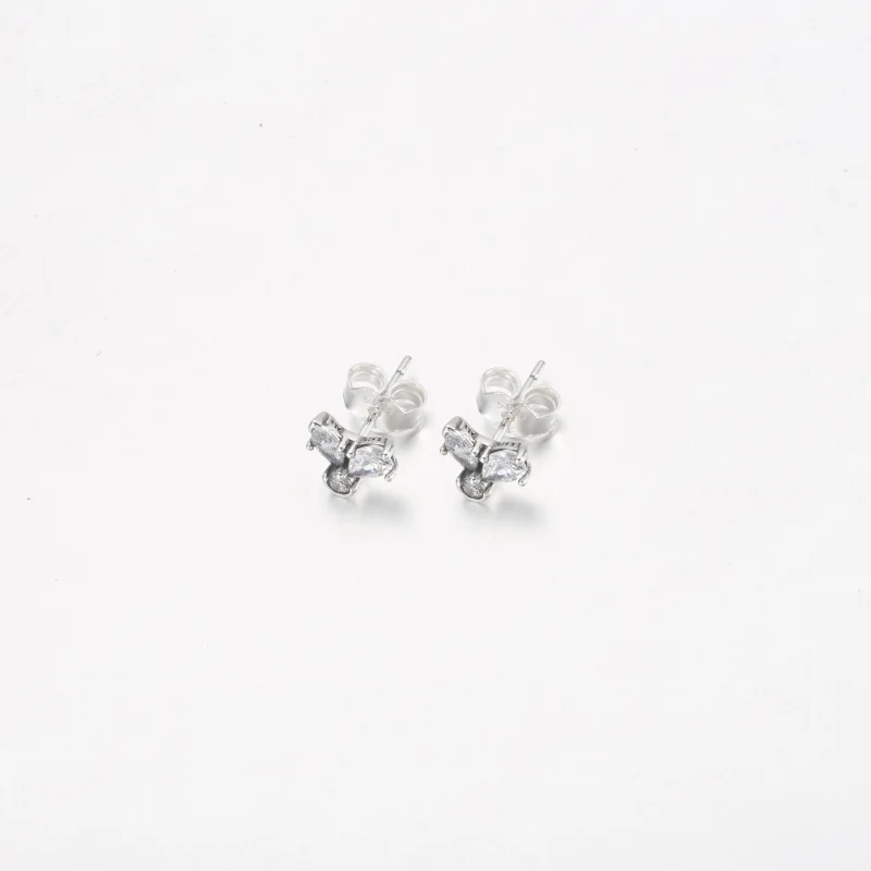 (image for) PANDORA Sparkling Herbarium Cluster Stud Earrings - 292406C01 - View 8