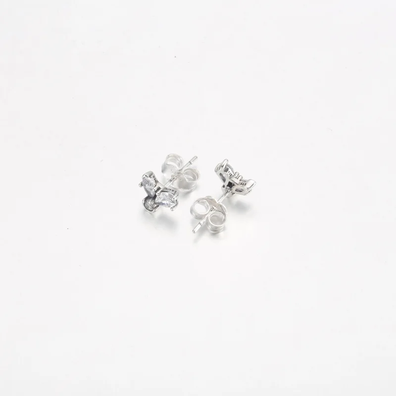 (image for) PANDORA Sparkling Herbarium Cluster Stud Earrings - 292406C01 - View 9