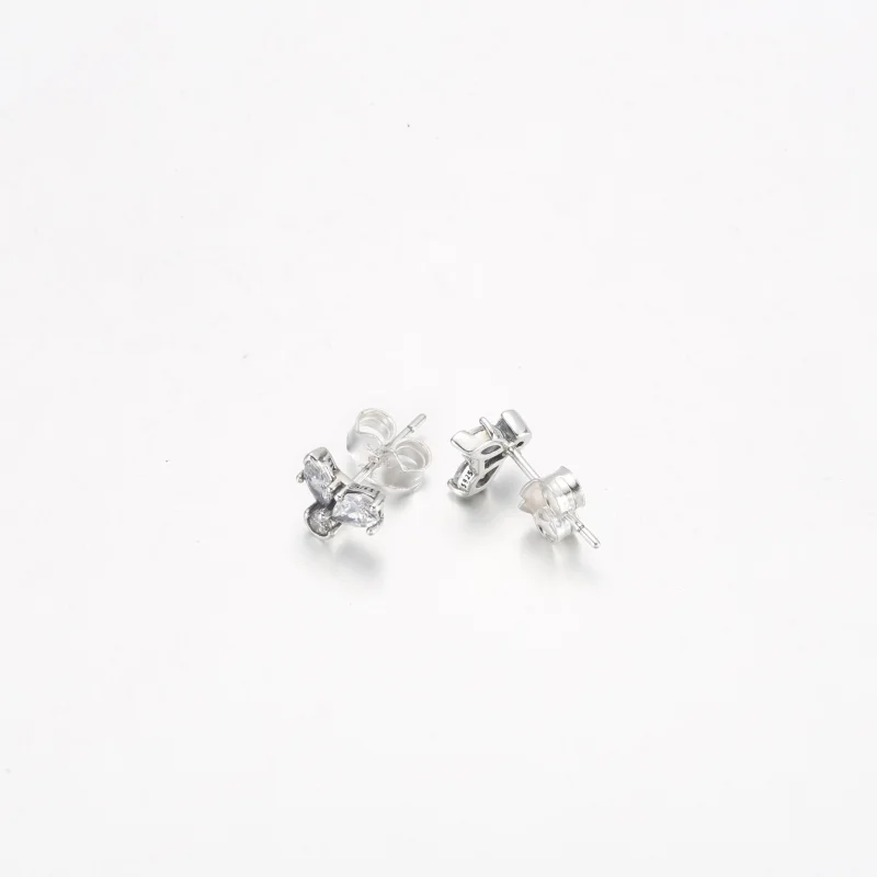 (image for) PANDORA Sparkling Herbarium Cluster Stud Earrings - 292406C01 - View 11