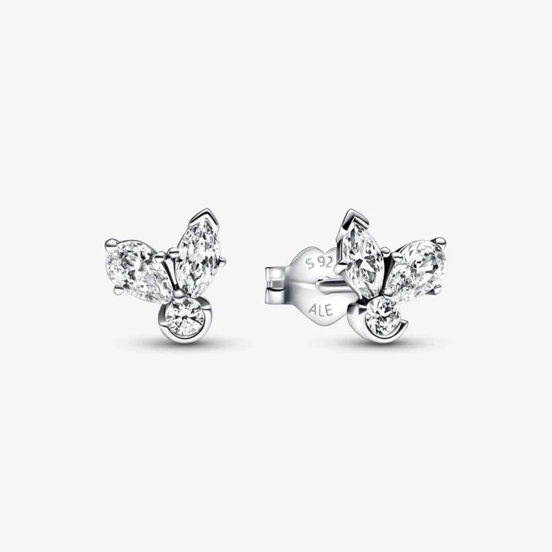 (image for) PANDORA Sparkling Herbarium Cluster Stud Earrings - 292406C01 - Product Image