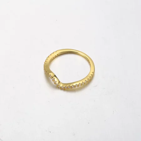 PANDORA Sparkling Wave Ring - 162539C01