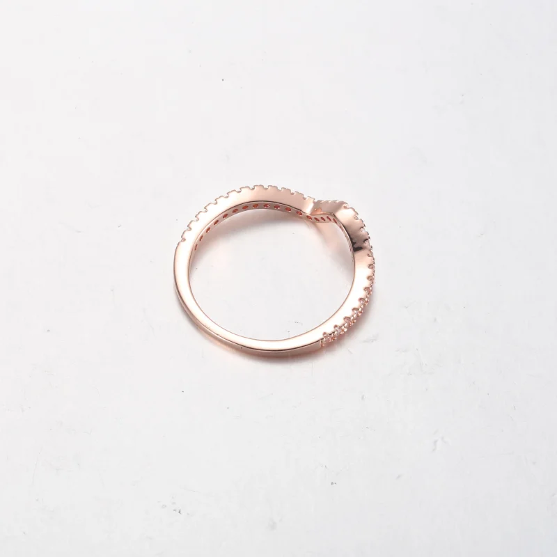 (image for) PANDORA Sparkling Wave Ring - 182539C01 - View 7