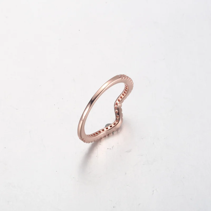 (image for) PANDORA Sparkling Wave Ring - 182539C01 - View 12