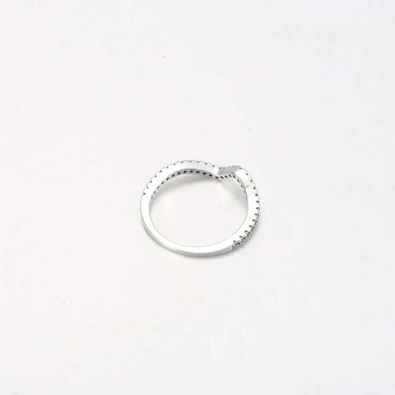 (image for) PANDORA Sparkling Wave Ring - 192539C01 - View 11