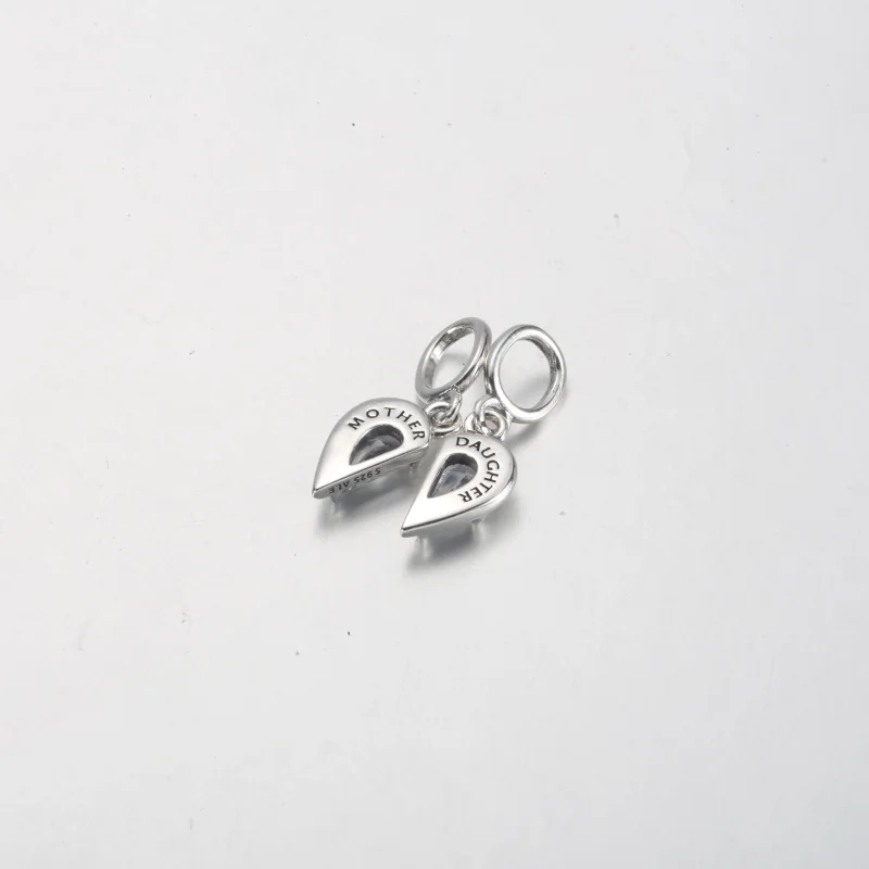 (image for) PANDORA Splittable Mother & Daughter Dangle Charm - 792643C01 - View 7