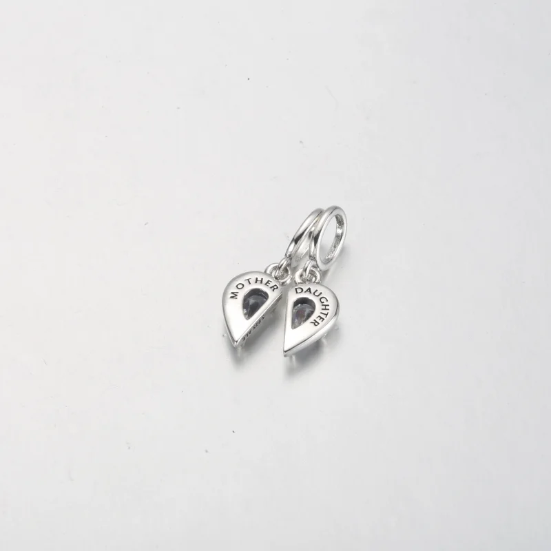 (image for) PANDORA Splittable Mother & Daughter Dangle Charm - 792643C01 - View 8