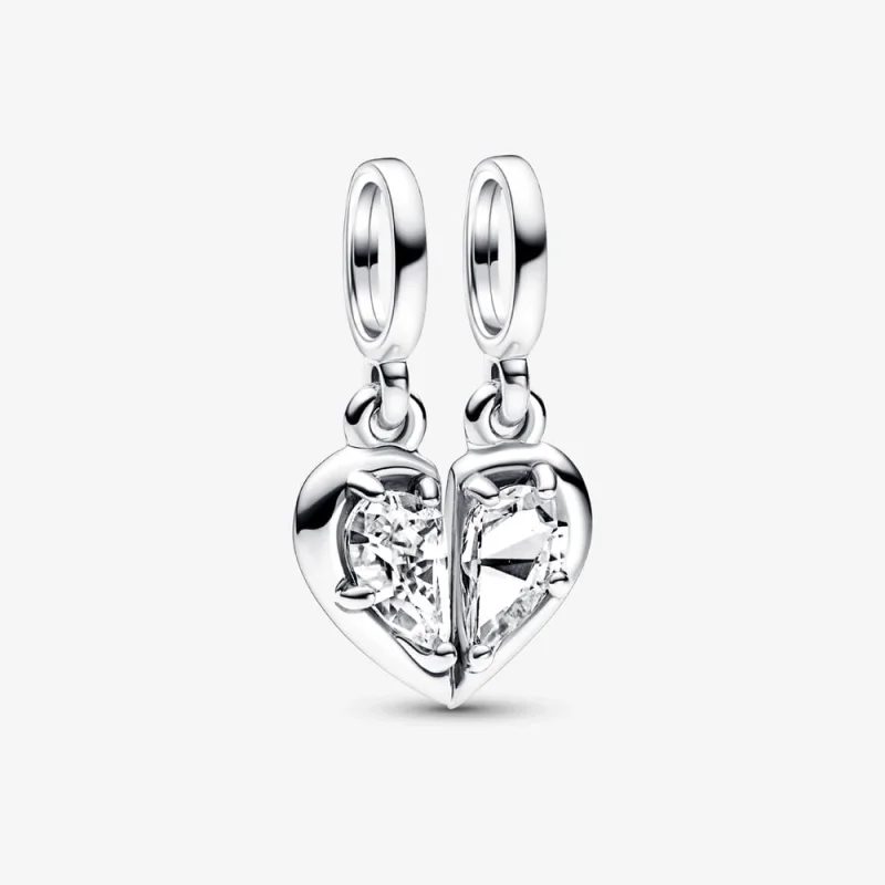 (image for) PANDORA Splittable Mother & Daughter Dangle Charm - 792643C01 - Product Image